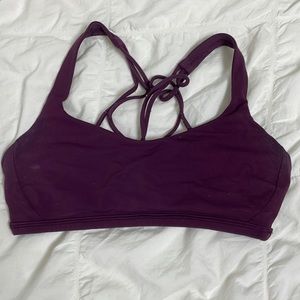 lululemon free to be wild purple sports bra